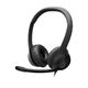 Гарнитура накладная - наушники с коннектором USB - Logitech H340 Headset USB (981-000475) черная - изображение 1