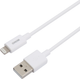 Кабель Deltaco USB Type-A - Lightning  1 м White (IPLH-401) - зображення 2