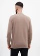 Джемпер H&M L темно бежевый меланж 105564358 - изображение 2