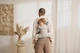 Рюкзак-кенгуру BabyBjorn Harmony Woven Light Beige melange - изображение 12