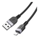 Кабель синхронизации Hoco X109 Silicone 2.4A USB to Lightning 2m Black (35924_3605829) - изображение 6