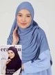 Хіджаб Готовий Цільний Tesettur Turban Ecardin St406 One Size Джинсовий Синій - изображение 2