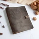Кулинарная книга для записи рецептов, 100 листов рецептурных, Brown Crazy Horse, Malina Leather - изображение 1