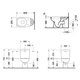 Duravit D-CODE унітаз підлоговий 65*35,5*38,5см, горизонтальний випуск - 21110900002 - изображение 4