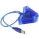 Переходник для джойстиков USB PS1 PS2 PSX конвертер sony джойстик Playstation юсб адаптер - изображение 3