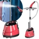 Відпарювач вертикальний для одягу Garment Steamer 2000W Червоний Паровий прас для всіх типів тканини - зображення 2