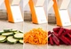Мультислайсер для овощей Delimano Brava Spring Slicer с пружинным механизмом и 40 режимами нарезки для кубиков ломтиков соломки и брусочков - изображение 5