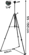 Statyw stalowy NEO Tools do laserów krzyżowych 1.5 m 1/4" (5906692014569) - obraz 14