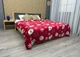 Плед-покрывало Decorator WellSoft 200х220 см с рождественским принтом Красный (87-174) - изображение 5