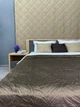 Покривало стьобане Decorator Велюр листя 220х240 см мокко (85-034) - зображення 4