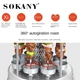 Электрошашлычница Sokany SK-6111 1000Вт шашлычница на 6 шампуров Silver - изображение 3