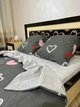 Комплект постельного белья Soft двуспальный 180х220 см сердечка - изображение 3