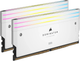 Pamięć RAM Corsair DDR5-6000 49152MB PC5-48000 (Kit of 2x24576) Dominator Titanium RGB White (CMP96GX5M2B6400C32W) - obraz 2
