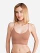 Бюстгальтер без кісточок безшовний Giulia Cami Top Grain S/M Коричневий (4823116929937) - зображення 1