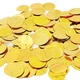 Конфетти круглый для праздника 10 г 15 мм золотистый - изображение 6