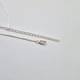 Серебряная цепочка колье с подвеской на цепочке 40 - 45 см серебро 925 пробы Родированное 1602кол 1.82г - изображение 8