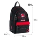 Школьный рюкзак для подростка Kite Education teens 2575M Aggretsuko Черный 19 л (AR25-2575M) - изображение 2