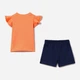 Детский летний комплект (футболка + шорты) для девочки OVS 1796467 122 см Оранжевый (8056781011249) - изображение 2