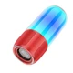 Акустика Hoco DS29 Colorful light BT speaker, BT5.0, AUX, FM, TF, USB, 10W, 1200mAh, 5h, red - изображение 2