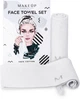 Дорожный набор полотенец для лица "MakeTravel", белые - MAKEUP Face Towel Set 2шт (761471-27066940) - изображение 1