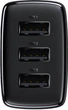 Сетевое зарядное устройство Baseus Compact Charger 17W 3USB 3.4A (CCXJ020101) Black - изображение 5