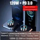 Швидкий зарядний пристрій від прикурювача 240W 1 USB + 1 Type-C PD з цифровим дисплеєм для ноутбуків, планшетів, смартфонів Apple iPhone, iPad, MacBook, Huawei, Honor, Xiaomi, Samsung, OPPO, Redmi, Realme 604 - зображення 5