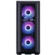 Корпус 1stPlayer H6-BK-4F7 Black без БП - изображение 2