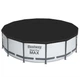 Бассейн каркасный круглый 427x122 см Bestway 5612X с фильтр-насосом и лестницей на 15232 л Серый - изображение 1