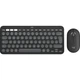 Комплект беспроводной (клавиатура и мышь) Logitech Pebble 2 Combo for Mac Graphite (920-012244) - изображение 1