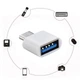 OTG Переходник USB Type C 3.0 для карты памяти / Белый - изображение 3