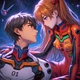 Алмазна Мозаїка SHLab Аніме Evangelion Сіндзі Ікарі та Аска SHS-40379 40x40 см (Повна Викладка) (40379) - зображення 2