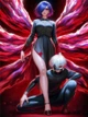 Алмазная Мозаика SHLab Аниме Tokyo Ghoul Кен Канеки и Тоука SHS-40359 30x40 см Полная Выкладка (40359) - изображение 2