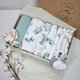 Набор для новорожденного: плед, пеленки и носки a.l.babybox Полет зверей - изображение 1