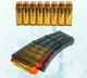 Игрушечный автомат винтовка AK-47 на мягких пулях EVA 92 см с глушителем, оптическим прицелом серый - изображение 5