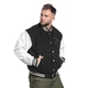 Куртка демісезонна Sturm Mil-Tec NY Baseball Jacket with Patch BLACK/WHITE 2XL (10370002) - изображение 4