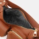 Жіноча сумка Monsen компактна сумка через плече з екошкіри коричнева crossbody shoulder bag 52010 - зображення 5