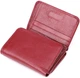 Компактный женский кошелек из натуральной кожи ST Leather бордовый 52333 - изображение 5
