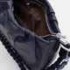 Жіноча шкіряна сумка Borsa Leather стильна синя сумка через плече з натуральної шкіри 54198 - зображення 5