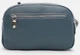 Жіноча шкіряна сумка Borsa Leather стильна синя сумка через плече з натуральної шкіри 54193 - зображення 3