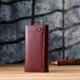 Женский кожаный кошелек ST Leather бордовый большой 3 отделения с монетницей 55568 - изображение 8