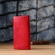 Женский кошелек-клатч ST Leather из натуральной кожи красный большой на молнии с ремешком 55879 - изображение 10
