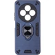 Чохол Fiji Defence для Xiaomi Redmi 14C захисний бампер з кільцем підставкою Dark Blue - зображення 2