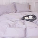 Простынь на резинке MirSon евро 200х220+25 см Poplin Line 054 Light Gray Поплин (2200006289913) - изображение 5