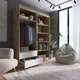 Шкаф розпашний для одягу з висувними шухлядами (штанга - поліці) Еверест Сіті-1600 160,2х50х204,6 см Дуб сонома/Білий (DTM-071119) - зображення 5