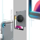 Чехол ARM Cover Apple iPad 9 (10.2" экран) противоударный с ремнём и подставкой 360° Grey - изображение 5