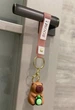 Брелок подвеска на рюкзак Капибара с черепахой с ремешком игрушка 5 см Коричневый - изображение 11