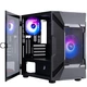 Корпус 1stPlayer D3-A-BK-1F7-14-1F7 Black без БЖ (D3-A-BK-1F7-14-1F7) - зображення 1