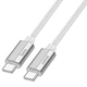 USB кабель на 240W Type-C Type-C U134 Primero (1.8m, 240W, 480Mbps, PD3.1). Gray - зображення 3