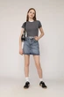Спідниця трапеція, жіноча 36 колір блакитний BEST Jeans ЦБ-00272544 - зображення 6