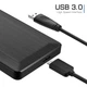Внешний жесткий диск UnionSine 512gb cерый, USB 3.0 - изображение 2